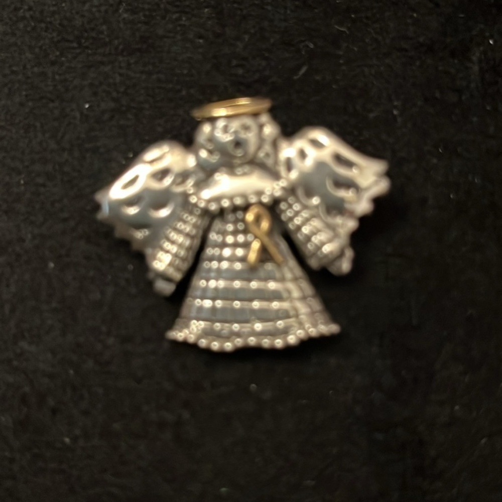 Carol Henry Sterling silver Angel brooch